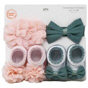 Wholesale - Wonder Nation 2 HEADWRAPS AND TWO PAIR BOOTIES C/P 36, UPC: 027467493572
